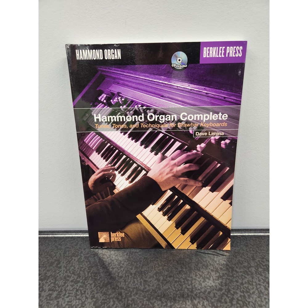 Hammond Organ Complete Instructional Book with CD Berklee Press G/VG Condition